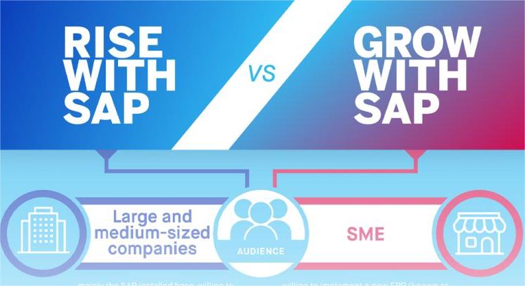 GROW with SAP和RISE with SAP有什么不同？